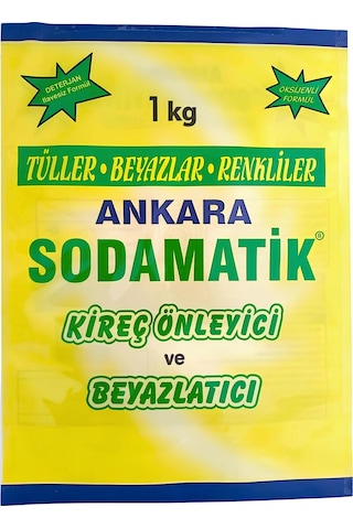 Ankara Sodamatik 1000 Gr Kireç Önleyici Ve Beyazlatıcı