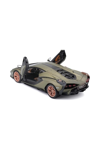 Bburago Lamborghini Sian Fkp 37 1/24 Yeşil Model Araba