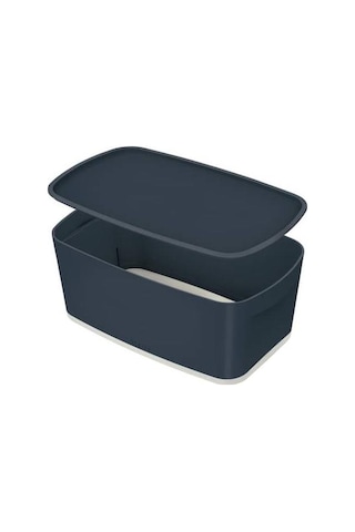 Leitz Cosy Mybox Kapaklı Küçük Saklama Kutusu Gri Gri