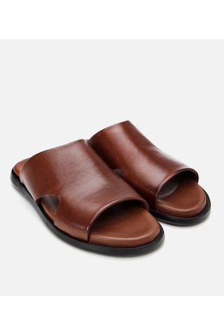 Hotiç Erkek Deri Kahverengi Terlik 02teh306080a480 Kahve-brown Kahverengi