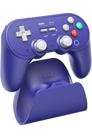 8bitdo Pro 3 Tmr Joystick Hall Effect Triggers Kablosuz Oyun Kolu Switch 2, Pc,macos, Android Purple