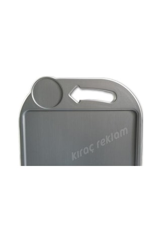 Reklam Park Dubası Çift Taraflı Gri Büyük Boy Totem Duba