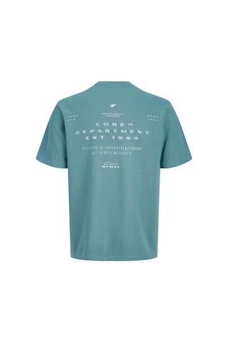 Jack & Jones Fusion Back Print Erkek Mavi Tişört 12289911-nac