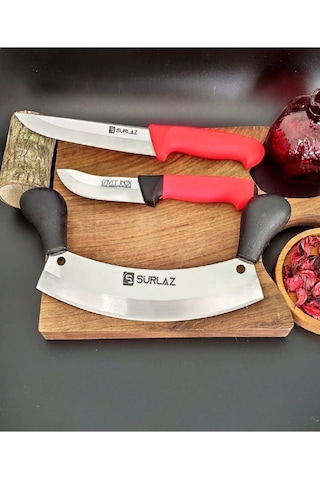 Sürmene Sürlaz Özel Üretim Et Yüzme. Doğrama Bıçağı Kıyma Satırı