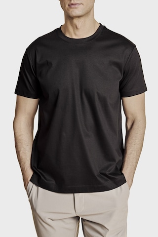 Brooks Brothers % 100 Pamuk Bisiklet Yaka T-shirt Erkek T Shirt Bbss26mts008112 Siyah