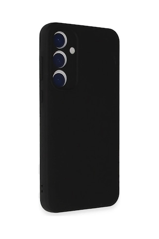 Newface Samsung Galaxy Uyumlu A55 5g Kılıf Nano İçi Kadife Silikon Semeglbl - 78 - Siyah Sıyah