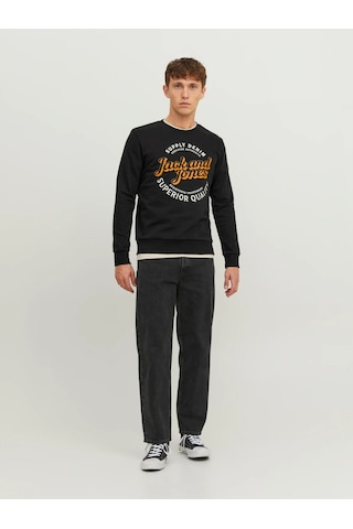 Jack & Jones Erkek Bisiklet Yaka Sweatshirt - 12236177 001