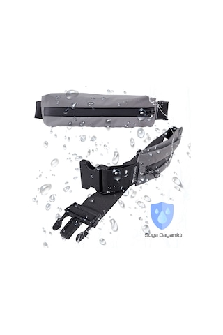 Rebuwo Çok Fonksiyonlu Reflektörlü Sporcu Bel Çantası