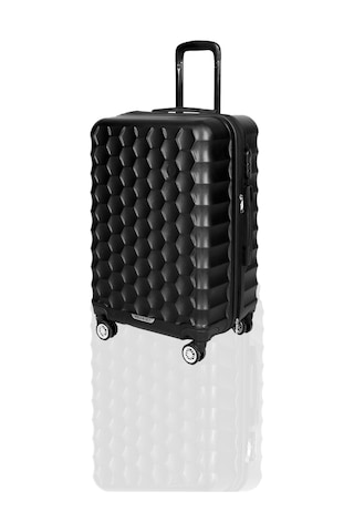 Polo&Sky Petek Model Siyah Renk Orta Boy Valiz Bavul Siyah