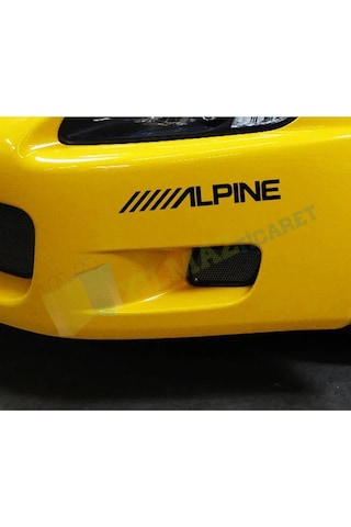 Alpine Oto Sticker 2 Adet Kaliteli Baskı Sürpriz Hediyeli