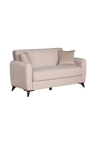 Kilim Mobilya Dove Iki Kişilik Yüksek Ayaklı Kanepe Krem Krem