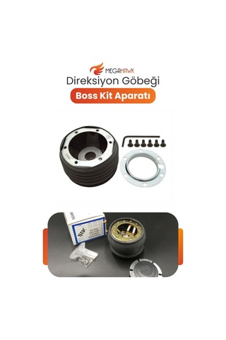 Direksiyon Göbeği Boss Kit Aparatı Spor Direksiyon Uyumlu Araçlara Özel Set Renkli