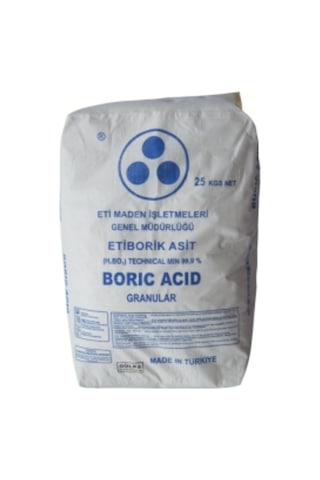 % 100 Saf Borik Asit H3Bo3 500 Gram