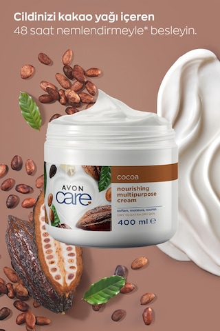 Avon Care Kakao Yağı El&Vücut Kremi 400 ML + Hindistan Cevizi Yağı + Avokado Çok Amaçlı Krem 2 x 400 ML
