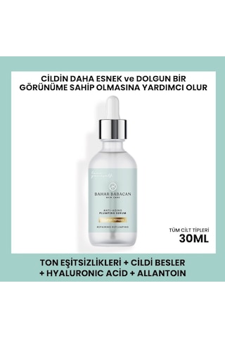 Bahar Babacan Cilt Tonu Eşitsizlikleri Giderici Nemlendirici Etkili Cilt Dolgunlaştırıcı Serum 30 ML