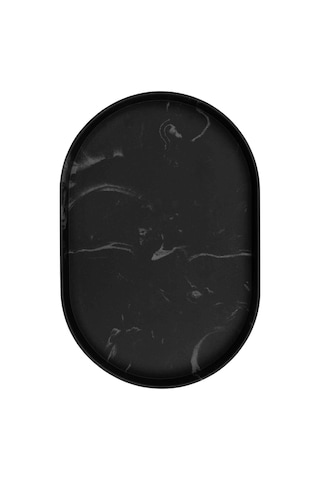 The Mia Marble Banyo Tepsisi Siyah 30x20x3 Cm Çok renkli