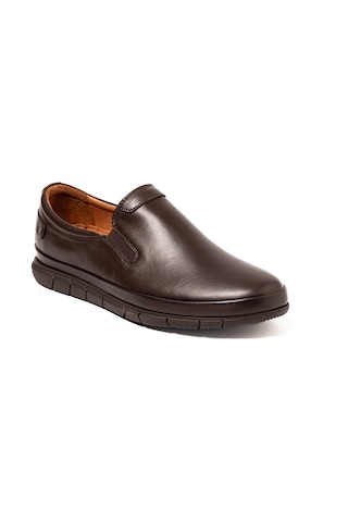 Sneaker Erkek Og-5424 John May 104 Kahve Dolaplı Deri Kahverengi
