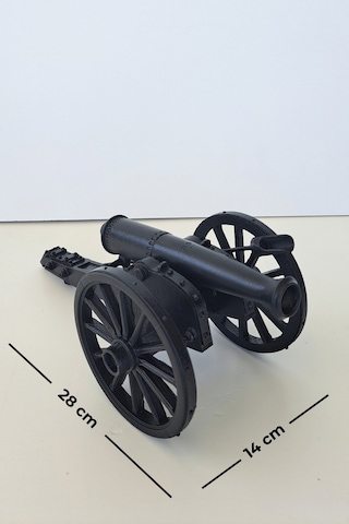 Çanakkale Savaş Topu Biblo Büyük Boy 28 Cm