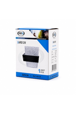 Ip66 50.000 Saat Led Ömrü 10w İnci Led Aplik Duvar Lambası Ars-348956 Çr