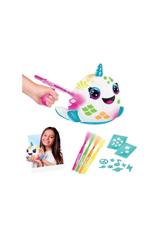 Airbrush Peluş Neon Boyama Seti