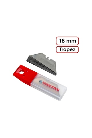 İzeltaş Pro Güvenlikli Trapez Maket Bıçağı Yedek Bıçak