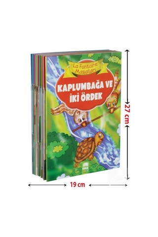 La Fontaine Masalları 10 Kitap Takım - Büyük Boy / Jean De L