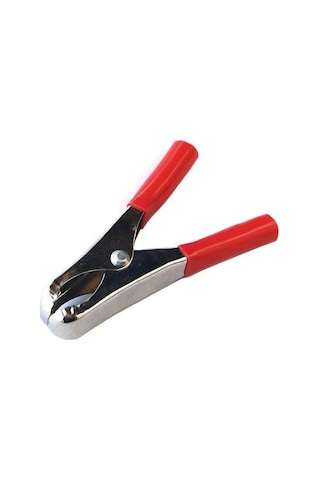 10cm. KROKODİL AKÜ MAŞASI BÜYÜK (IC-245) KIRMIZI + SİYAH TAKIM