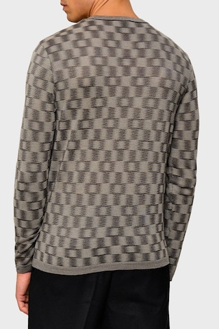 Emporio Armani Saf Yün Yuvarlak Yaka Kazak Erkek Kazak Em006276 Af29848 F8035 Koyu Gri