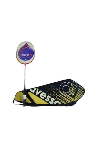 Özel Üretim Sahil Tekli Açık Hava Bst-600 Carbon Composite Badmington Raket Kırmızı