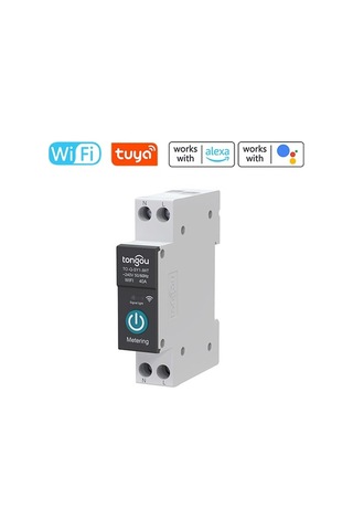Tongxida Tuya Akıllı Devre Kesici, Kablosuz E22496-5 40a
