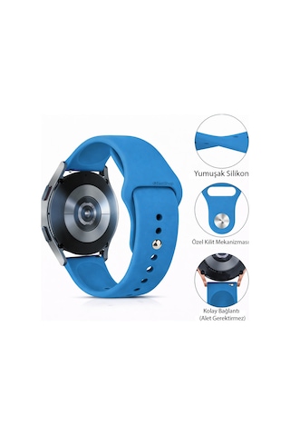 Huawei Watch Gt3 42mm / Gt2 42mm Uyumlu Yumuşak Soft Yüksek Kalite Spor Silikon Kordon