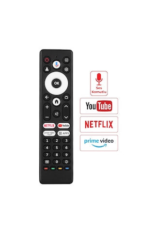Arçelik Uyumlu Beko Grundig Lc Tv Kumandası Ses Komutlu