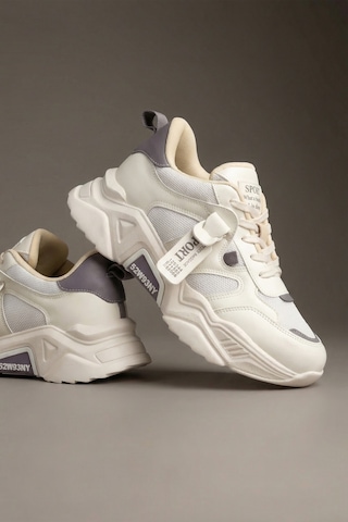 Dark Seer Ds.pmd239k2051 Sneaker Günlük Spor Ayakkabı 2025 Kadın Bej-mor