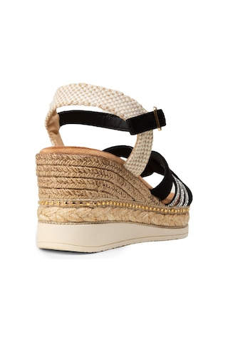 Deery Kadın Siyah Wedge Sandalet - 26231zsyhc01