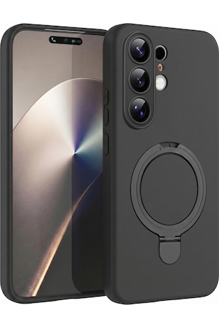 Microsonic Tecno Camon 50 Pro Kılıf Aura Stant Magsafe Siyah -
