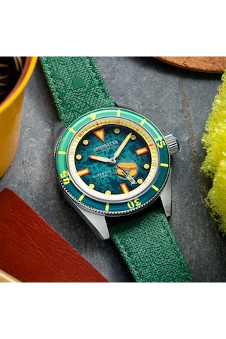 Spinnaker Fleuss Sp-5160-02 Spongebob Squarepants Frenemies Limited Edition Otomatik Erkek Kol Saati Metalik Gri