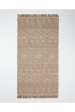 English Home Ethnic Bukle Kilim 80x150 Cm Natural Natural