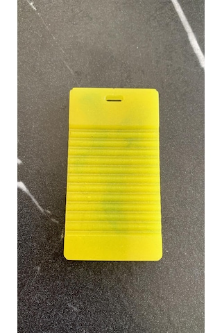 Tırtıklı Sarı Renk Yeşil Süs Dikdörtgen Şekil Kitap Defter Ayraç