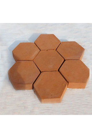 Qingmipy Altıgen Bahçe Taşı Kalıbı - Dayanıklı Pp Malzeme, Yeniden Kullanılabilir Dıy Yürüyüş Yolu Şablonu Çok Renkli