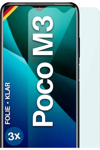 Xiaomi Poco M3 Temperli Cam Ekran Koruyucu 9h Ultra Koruma 3 Adet