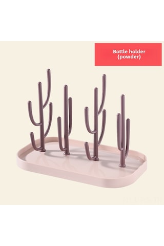 Reedark Bebek Biberon Kurutma Rafı: Çok Fonksiyonlu, Ayırılabilir, Taşınabilir - Emzik Ve Oyuncakları Hijyenik Olarak Kurut Yenilenmiş Pembe Model