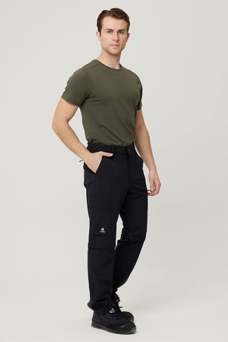 Armadillo Erciyes Outdoor Pantolon 2n1 Şort-pantolon Siyah