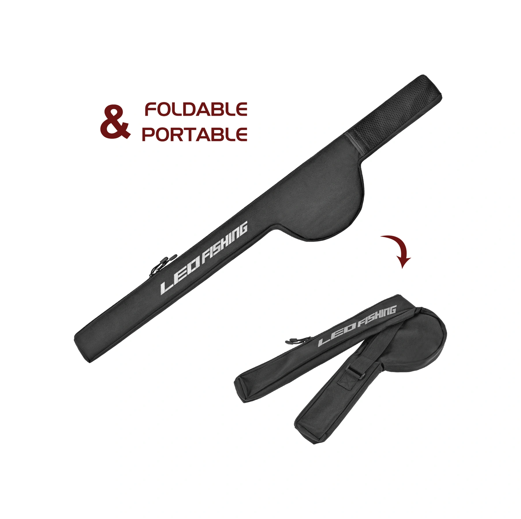 Youtek Leo 126cm Olta Korumalı Çanta - 1000d Oxford Malzeme, Hafif Tasarım Fishing Bag