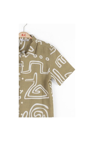 Nk Kids Turtle Erkek Çocuk Gömlek 48365 Yeşil
