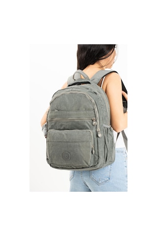 Ultra Hafif Çok Cepli Orta Boy Sırt Çantası Unisex Gri Model: 571-3e - Gri
