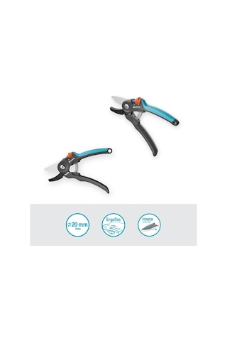 Gardena Premium Cut Kuru Ahşap Için Bahçe Makası, Örs, 20 Mm Kesm