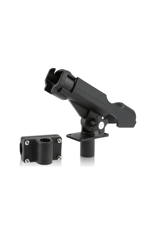 Lemestar Kano İçin Döner Kuruş Tutucu - Dayanıklı Polipropilen Malzeme, İki Tip Montaj, 4.2cm Çap, Siyah Renk