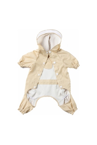 Köpek Yağmurluk Dışarı Dört Ayak Su Geçirmez Toz Giysiler Pet Yağmurluk, Boyut: Xl Kayısı