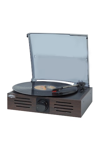 Midex MTX-106BN 3 Devir Nostaljik Retro Pikap Plak Çalar + İğne