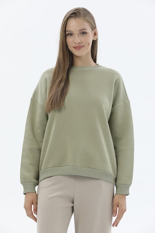 Kadın Sweatshirt 2424bs130836 Zeytin Yeşili